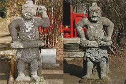 桜迫神社の仁王像